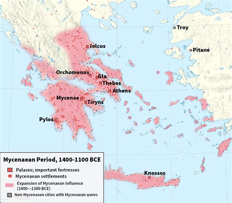 where is mycenae located|the mycenaeans came to greece from.